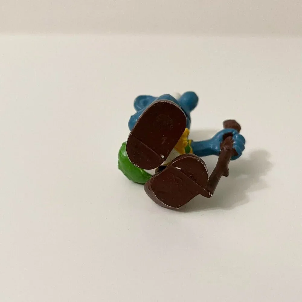 Smurfs Hiker Smurf Walking Stick Hiking Figure Schleich Peyo Damaged - Picture 7 of 16